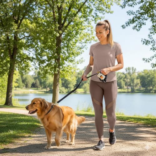 Image of OllyDog Scoop Pick Up | Dog Poop Bag Holder | Lightweight & Water-Resistant Dispenser | Leash Attachment for Hands-Free Carry | Fits Standard Waste Bag Rolls (Terrazzo)