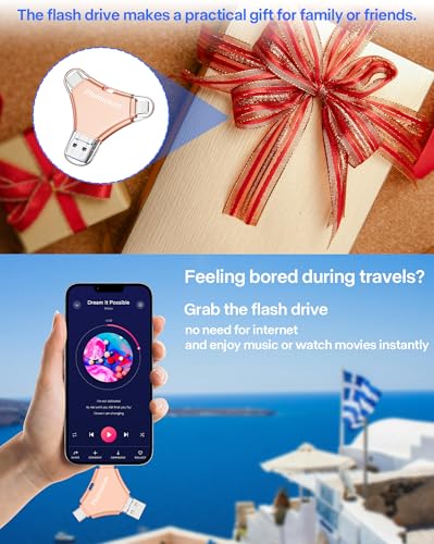 Clé USB pour iPhone compatible iPad et Android pour vos vacances en famille - 5