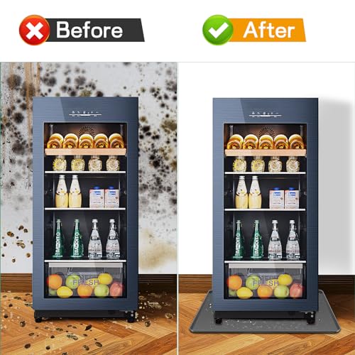 image for Ieesspd Mini Fridge Silicone Mat,24''x24''x0.5'', Under Refrigerator M