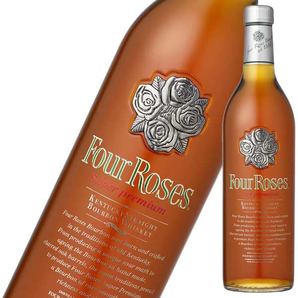Amazon.co.jp: フォアローゼズ プラチナ 43度 750ml 正規品 [FourRoses