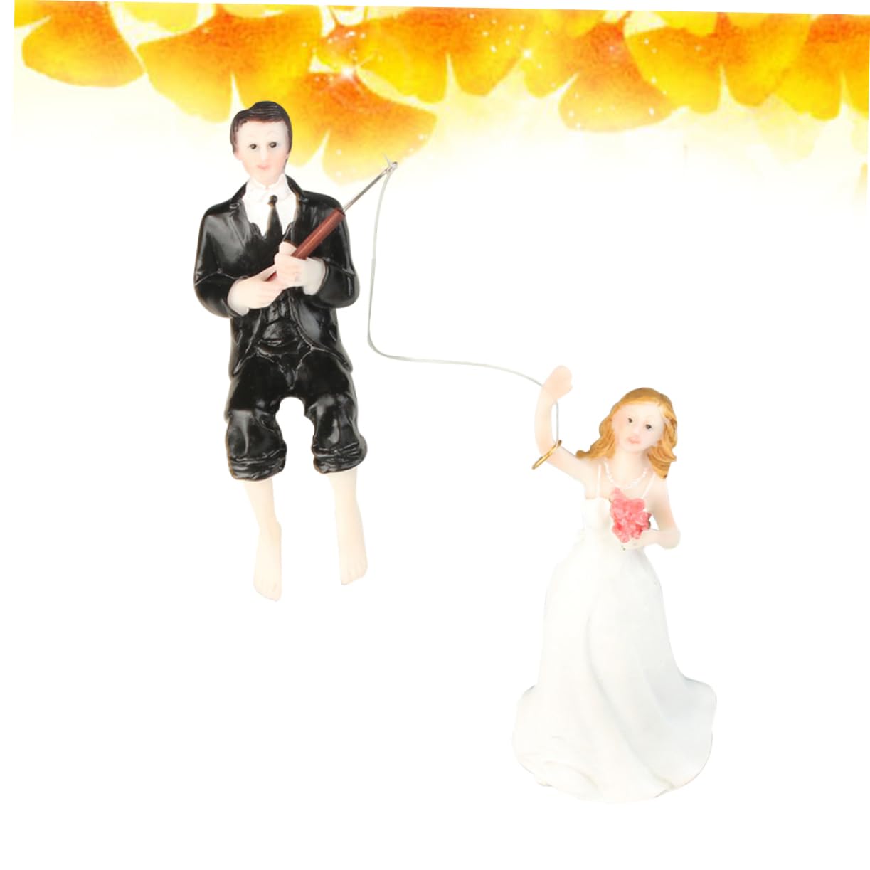 Zerodeko 2stücke Romantische Hochzeitskuchenfigur Braut Und Bräutigam Resin Cake Topper Für Hochzeitsfeiern Und Anlässe Detailreiche Darstellung Mit Funkelnden Strasssteinen