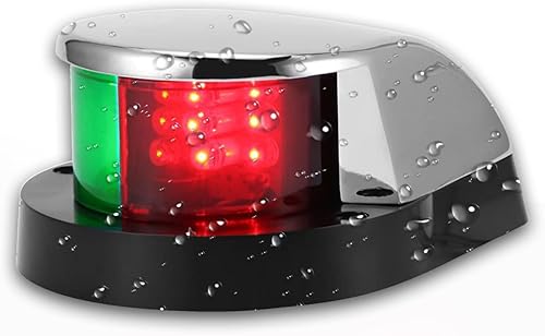Miniatura 1 de Qidoe Luces de navegación para barcos, luz de navegación LED marina, luz de arco LED para barco, 12 V IP68 impermeable lámpara de navegación marina