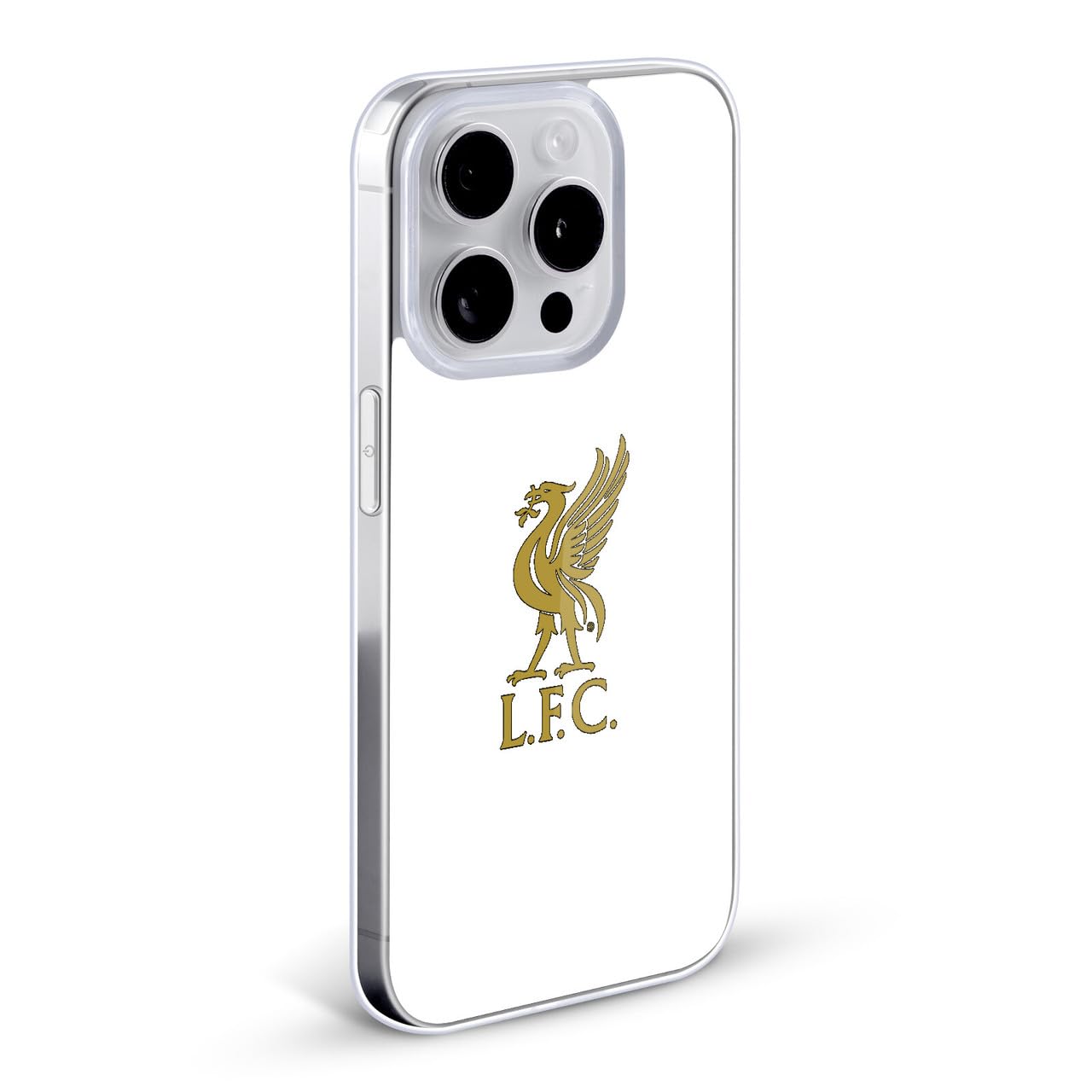 Head Case Designs Schutzhülle für Apple iPhone XR (offizielles Liverpool Football Club) Goldlogo auf schwarzem Lebervogel
