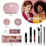 Hot Sugar All in One Makeup Kit, Makeup Set for Women, Girls Makeup Kit for Teens with Eyeshadow, Blush, Contour, Highlighter, Concealer, Lipstick, Lip Gloss, Eyeliner and Brush (Pink) - Image 2