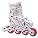 Roller Derby Girls Tracer Adjustable Inline Skate, Medium adjustable size 2-5
