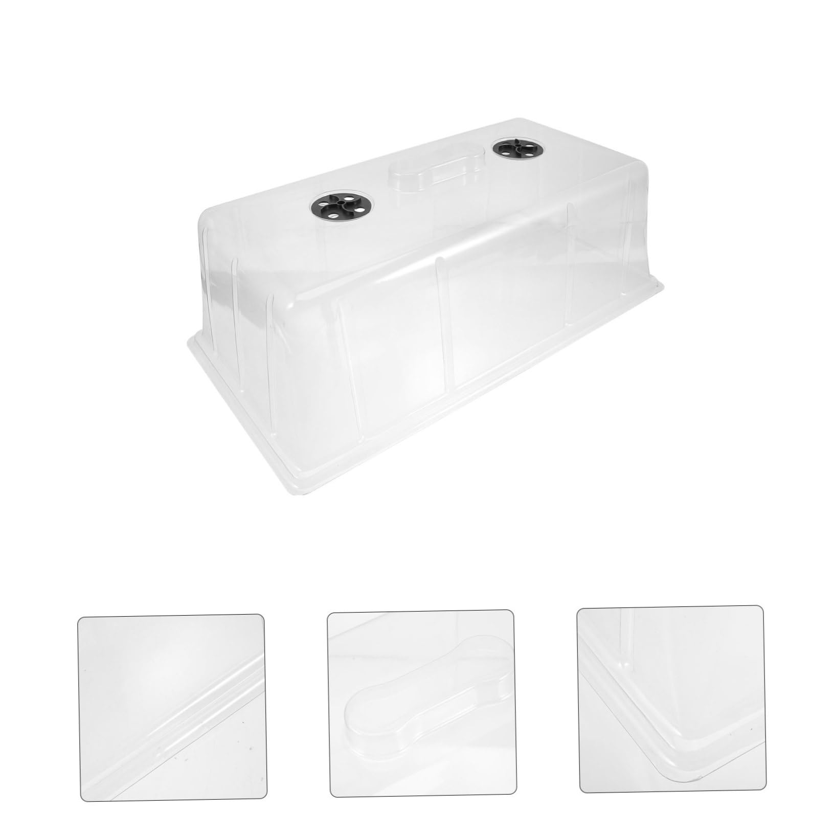 HANABASS Copertura per Piante in Plastica Funzione di Mantenimento della Temperatura, Cappuccio per Vasi da Giardino, per Orto e Coltivazione di Mini Piante, Facile da Usare