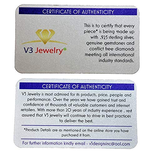 925 Sterling Silver with Choice Of Gemstone and White Topaz Solitaire with Accents Engagement Wedding Ring4