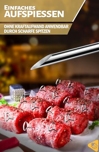Menz Rouladennadeln Edelstahl rostfrei, 30 Stück – Ansicht 4