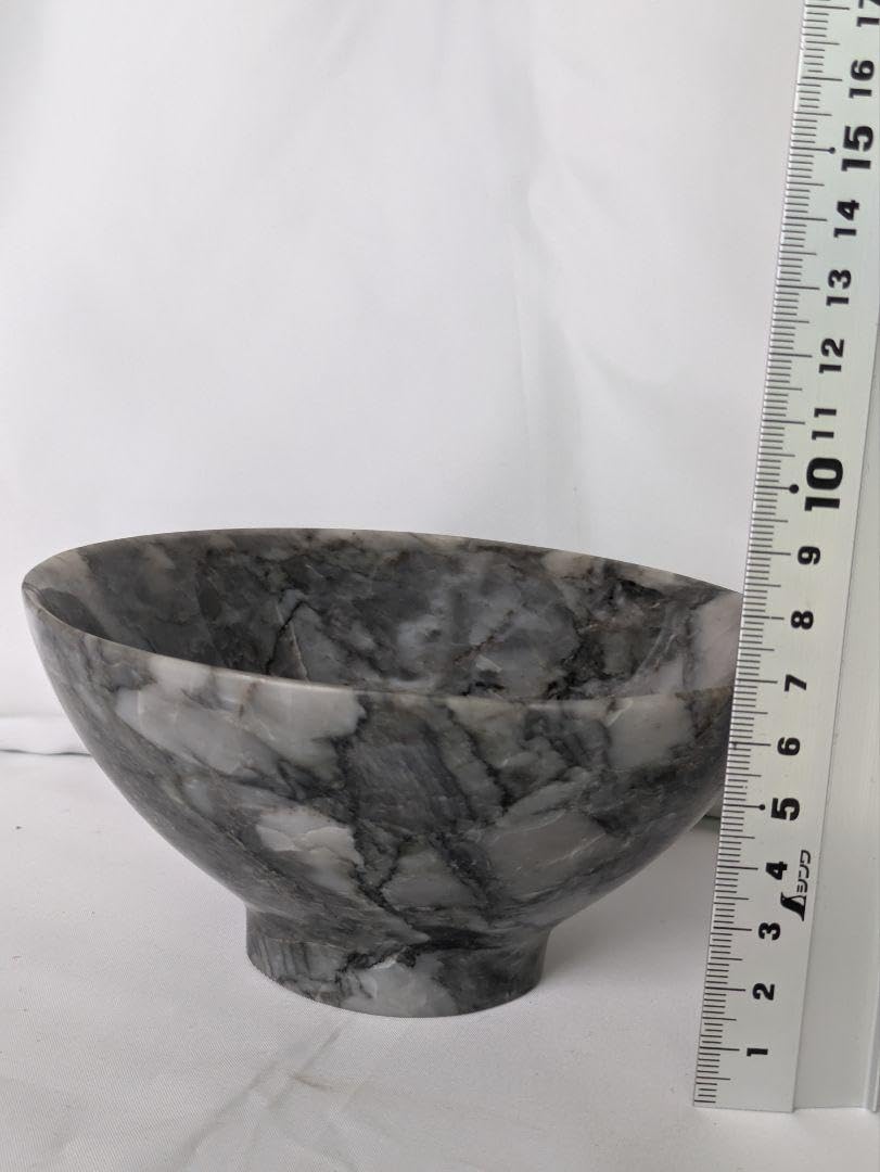 抹茶茶碗、石彫茶碗、石英茶碗、倉田辰彦作、日本製