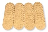 Keklle Round Cork Coasters - Set of 40 For business,Best Drink Coaster for Drinks in Office, Home, or Cottage