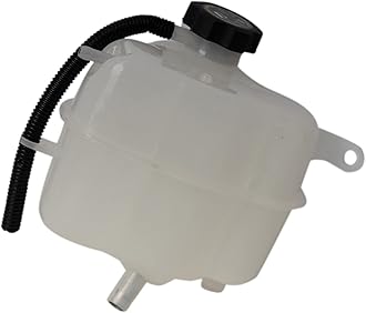 TRQ Coolant Radiator Overflow Bottle Tank with Cap Compatible with Chevrolet Pontiac