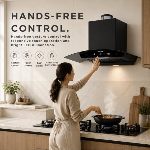 Image of Faber Vento 90cm Plug & Play BLDC Autoclean Chimney | Free Installation |1500 m /hr Suction | Filterless | Zero Maintenance cost on Filters for 2 years| 12 yrs warranty on Motor