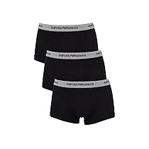 Emporio Armani Uomo 3-Pack Boxer Essential Core Logoband Boxer, Nero, XL