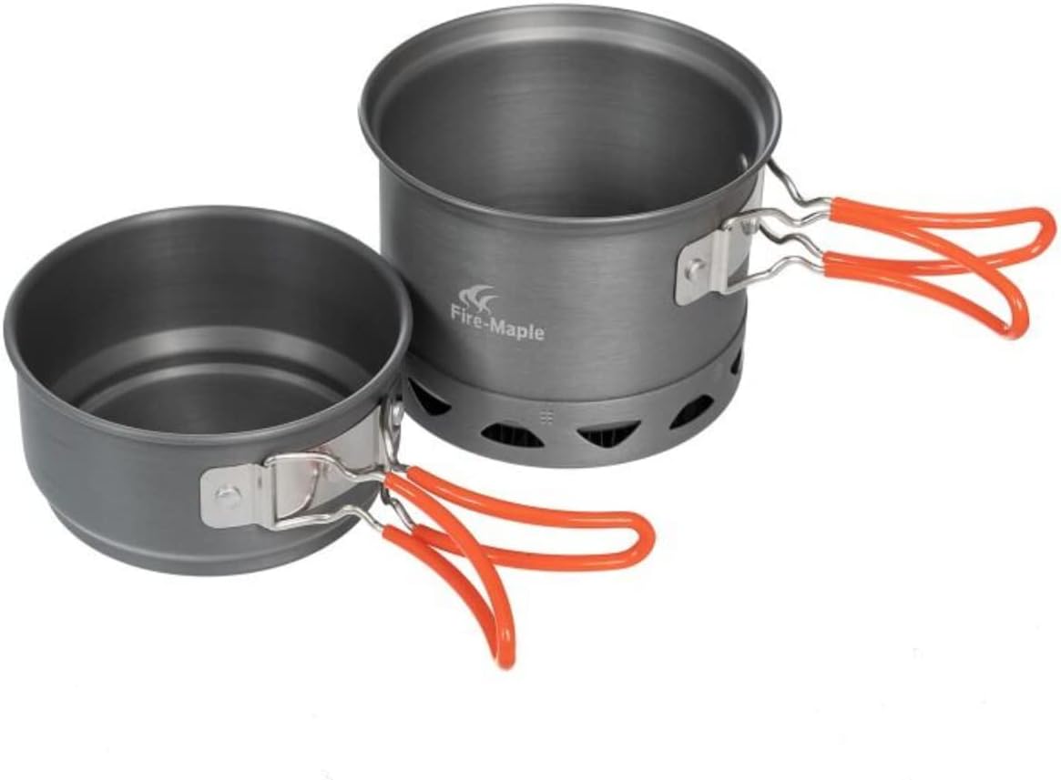 Fire-Maple Pot and Frying pan Camping Cooking Set Camp Cookware Picnic Outdoor Cutlery (FMC-217)