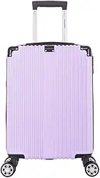 Mala de Bordo Dublin Rígida 4 Rodas Duplas Santino AMZV204P (Lilás)
