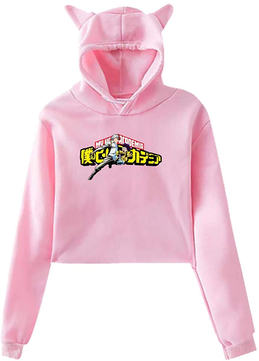 my hero academia crop hoodie