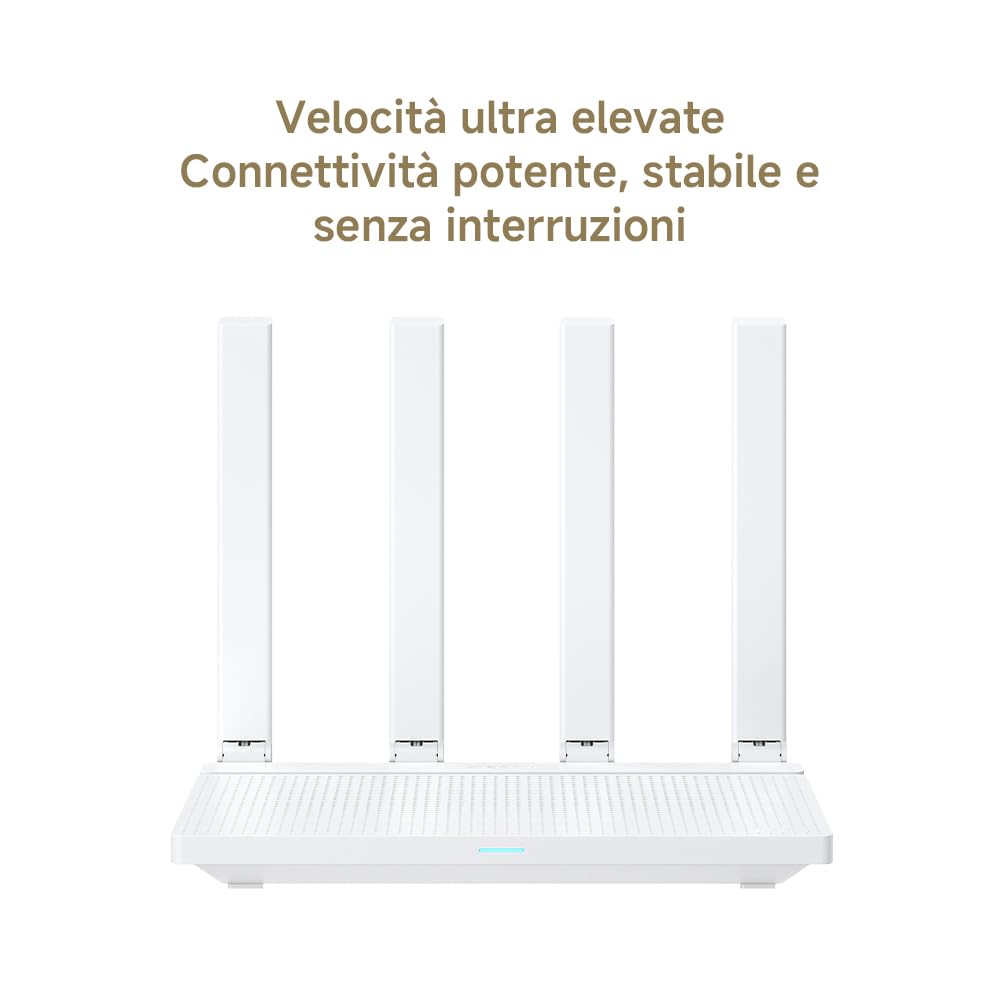 Router WiFi6 AX3000 - Porta Gigabit, Sistema Mesh, Prestazioni Elevate per Multipli Dispositivi