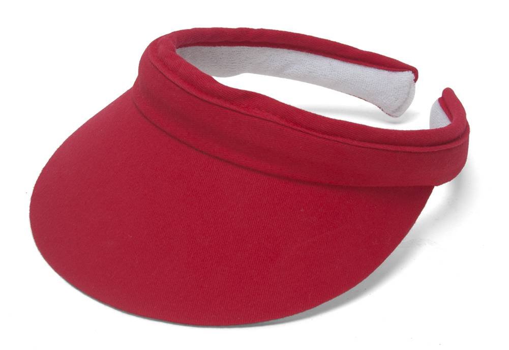 TOP HEADWEAR Mens Womens Sun Protection Sports Cotton Twill Clip On Golf Tennis Visor