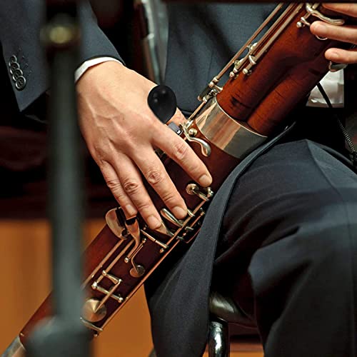 image for TUOREN Silver Bassoon Hand Holder Thumb Finger Rest with 4 Fixing Scre