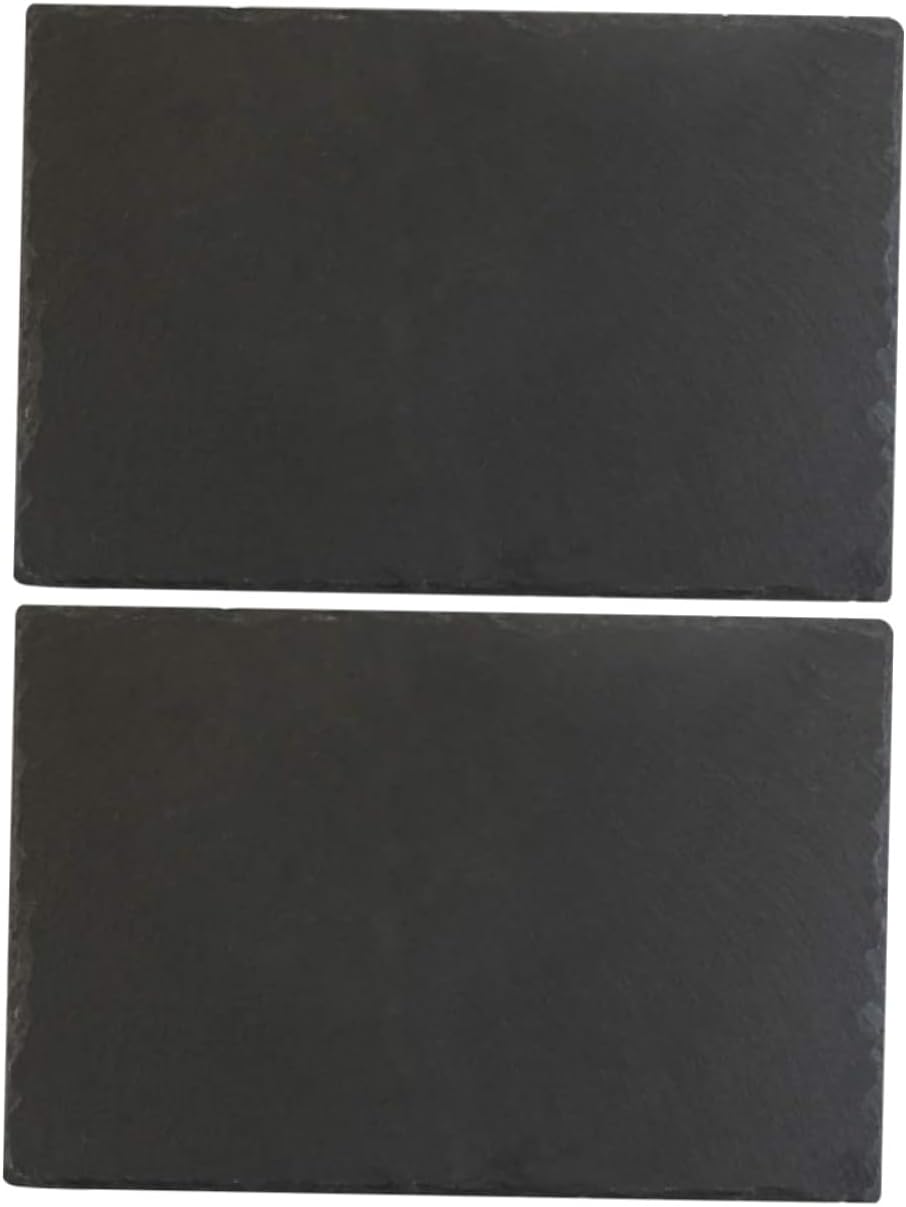 2Pcs Charcuterie Boards Stylish Serving Plates for Sushi Steak Desserts Trays Easy to Clean for Home Restaurant Use