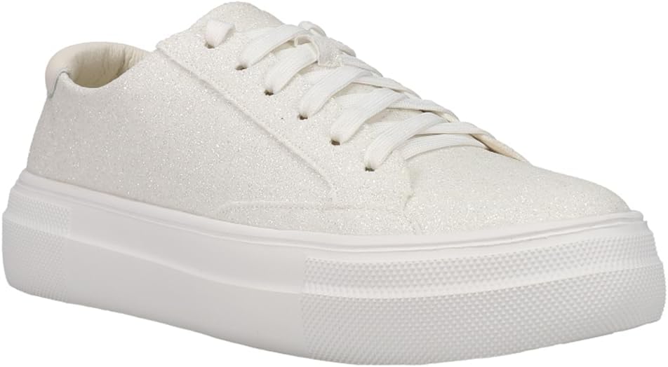Corkys Womens Glaring Platform Sneakers Casual Shoes Casual - White