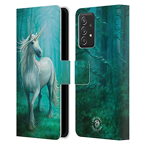 Étui portefeuille Galaxy A53 5G anti-choc et anti-rayure Licorne Forestière