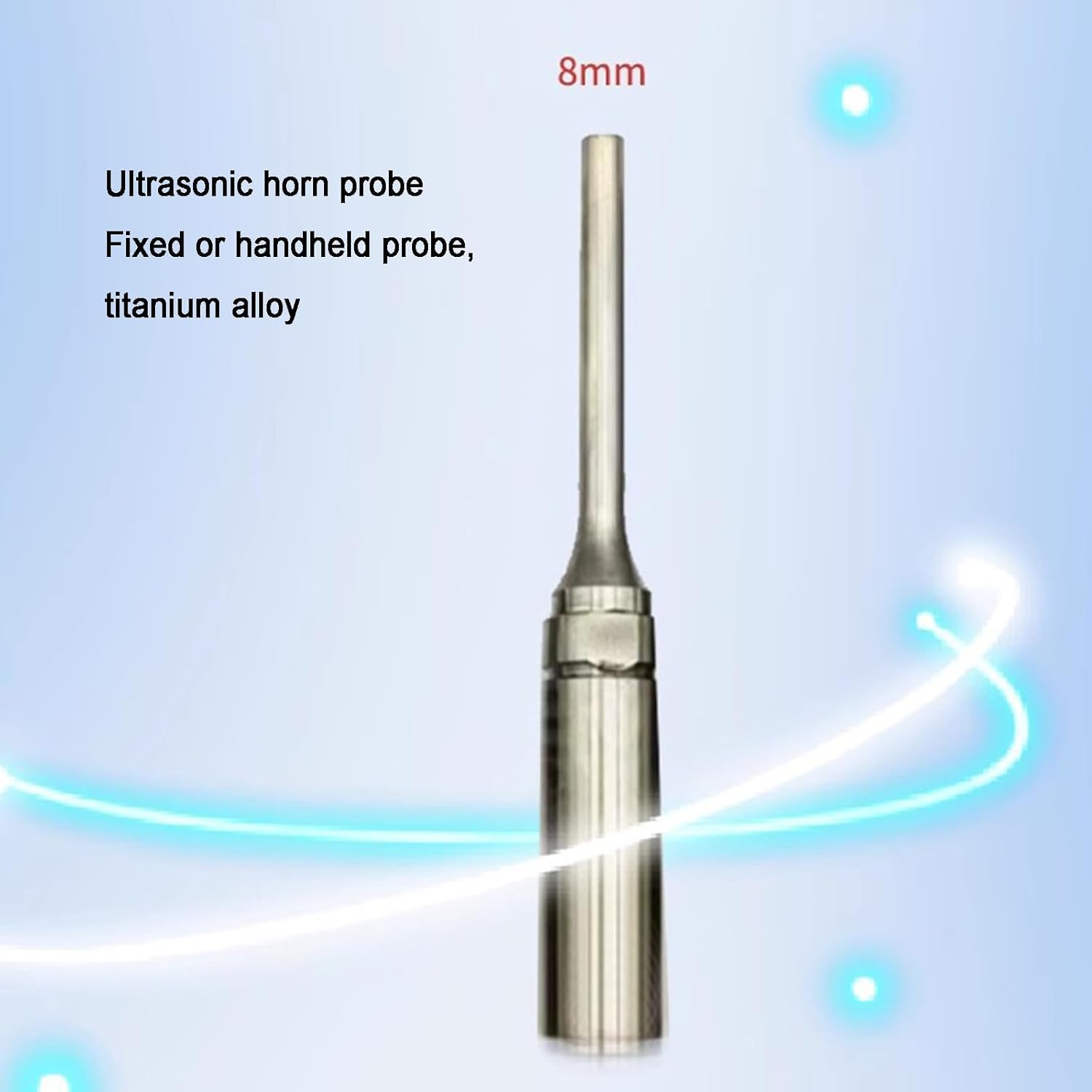 Mikser laboratoryjny homogenizatora, sonda tytanowa 8 mm, pojemność próbki 2000 ml, regulowana wysokość, idealny do zakłóceń komórek i mieszania, zawiera wspornik