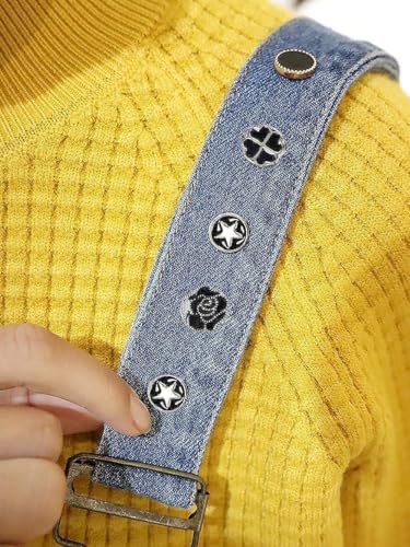 Image of ARLICORPING 20Pcs Women Shirt Brooch Pearl No Sew Button Pins Instant Jeans Safety Pin