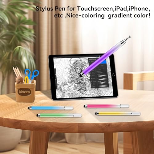 Stylet écran tactile iPad iPhone et ordinateur - Lot de 5 stylets tablettes Android