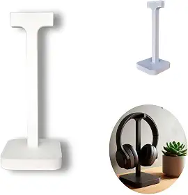 Suporte Porta Headphone/Headset E Fone De Ouvido Para Mesa (Branco)