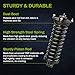 AUTOSAVER88 Complete Struts Compatible with 2002-2012 Liberty, 2007-2011 Nitro Shock Absorber Coil Spring Assembly