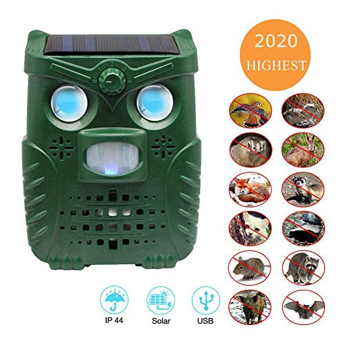 Preisvergleich Produktbild Sumeber Solar Katzenschreck Tiervertreiber Ultraschall Tiervertreiber Solar Cat Repellent katzenschreck vogelabwehr Ultraschall Tierabwehrmittel Ultraschall / Blinklicht / Sound Solar / USB Powered