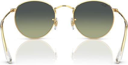 Amazon | Ray-Ban (レイバン) サングラス RB3447 ROUND METAL 47 001