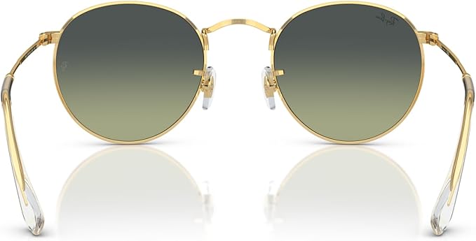 Amazon | Ray-Ban (レイバン) サングラス RB3447 ROUND METAL 47 001