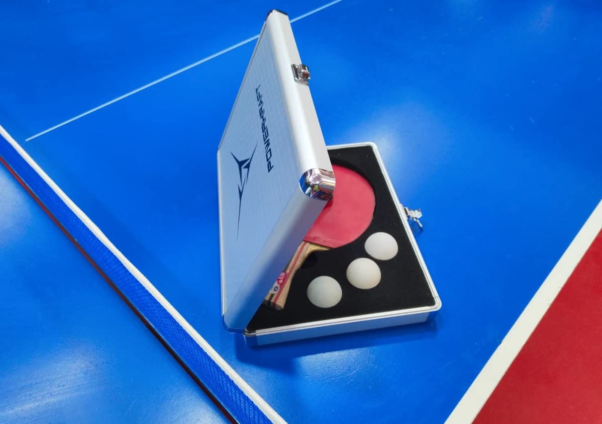 Powerkraft Table Tennis Aluminium ABS Premium Racket case - Silver (B0BJ2HLVTZ) Amazon Price History, Amazon Price Tracker