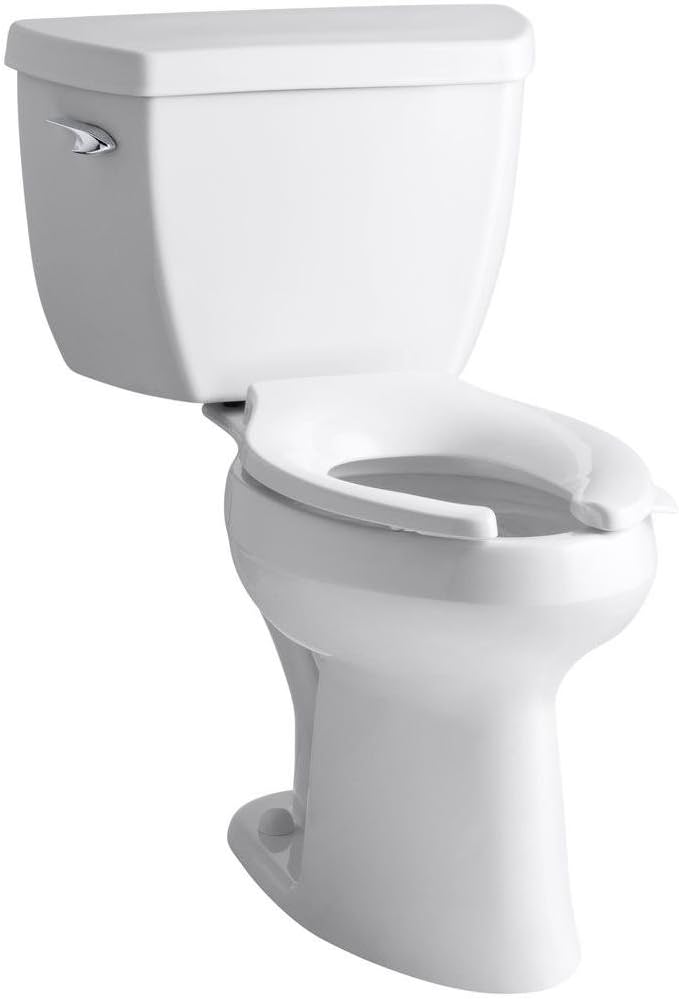 Kohler K-3493-T-0 Highline Two Piece Toilet, White - Two Piece Toilets - 
