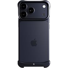 Arc Pulse Compatible with iPhone 17 Pro Max Phone Case 2025, Minimalist Protective Shock Absorption Aerospace Grade Aluminum Shells + Elastomer Inlays Easy Fit 6.9 inch