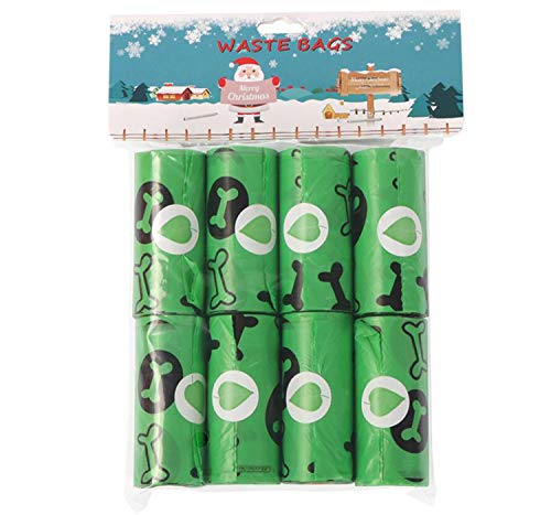 Image of car Dog Poop Bags, Biodegradable & Compostable Garbage Bag Pets Poop Bag Recycling Thickened Leakproof Trash Bag (Green, 120 Counts)