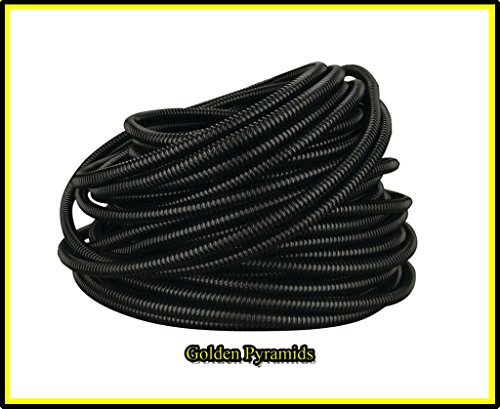 Golden Pyramids Split Wire Loom Tubing SWL-38 100ft 3/8 inch