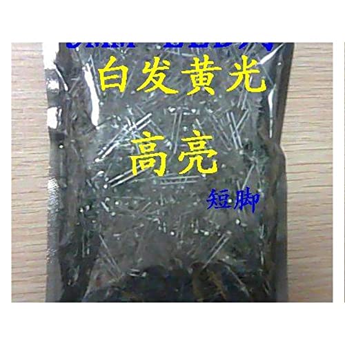 14-09 Transparent 3mm LED Yellow Light-Emitting diode 100 PCS/lot