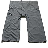 Grey-best Thai Fisherman Pants Yoga Trousers Free Size Toray Fabric (Light Cotton)