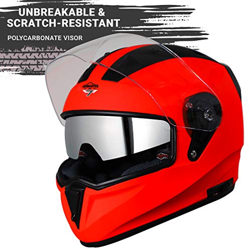 Image of Steelbird SA-1 7Wings Aeronautics ISI Certified Full Face Helmet for Men and Women with Inner Sun Shield