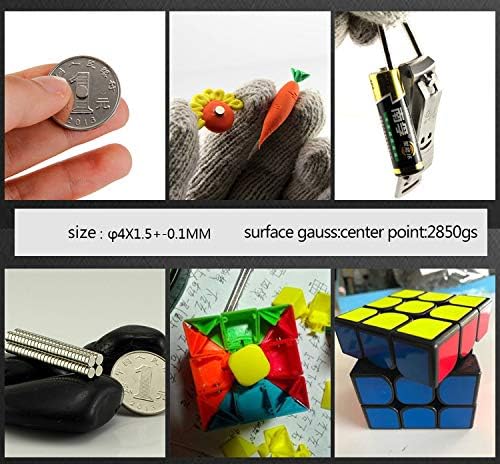 HATCHMATIC 1000pcs Bulk Mini Magnet Diameter 2-4mm,2x1mm, 2x2mm, 3x1mm, 3x2mm, 3x3mm, 3x5mm, 4x1mm, 4x2mm, 4x3mm, 4x4mm, 4x5mm, 4x1.5mm: 4x1 1000pcs
