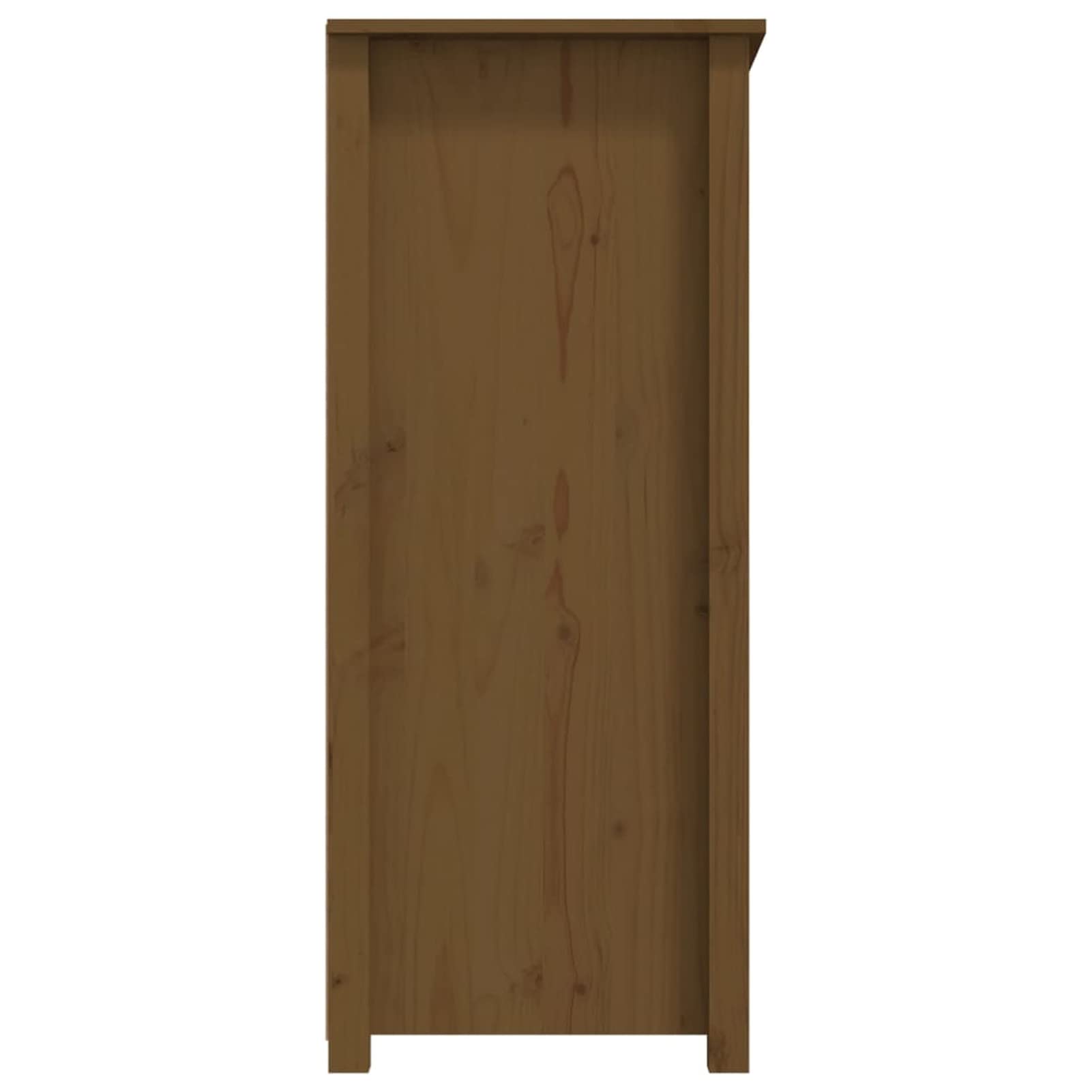 Kredens, komoda do sypialni, szafka komodowa, meble do korytarza, szafka apteczna, do salonu, na korytarz, szafka pomocnicza, kolor miodowo-brązowy, 83 x 41,5 x 100 cm, lite drewno sosnowe