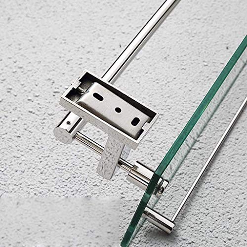 Estante de inodoro y ducha vertical con toallero para almacenaje de baño en pared de acero 5