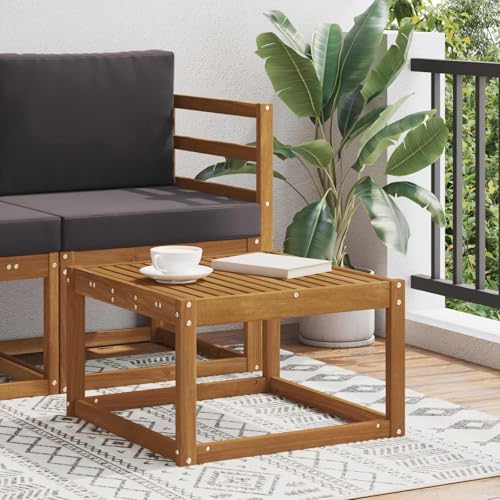 Mesa resistente a la intemperie para terraza de madera de acacia 3