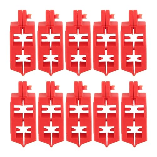 10PCS Breaker Lockout Snap on Circuit Breaker Lockout, Breaker Lock out Device Pa Nylon Energy Isolation Safety Circuit Breaker Lockout Device Breaker Lockouts for Loto Station Lock out Tag Out