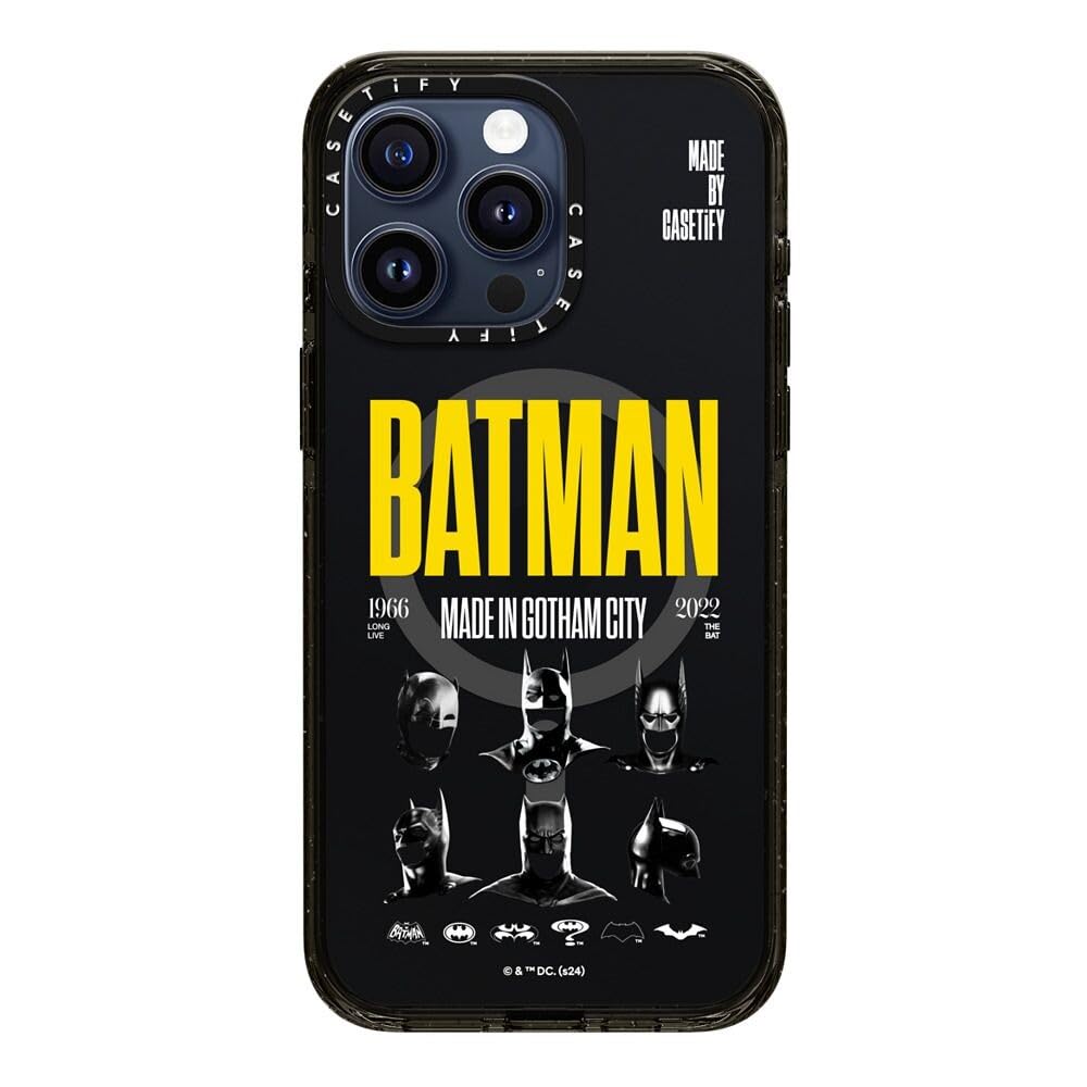 CASETiFY BATMANコラボMagSafe対応 Amazon.com: CASETiFY Impact iPhone 15 Pro Max Case [Batman Co-Lab
