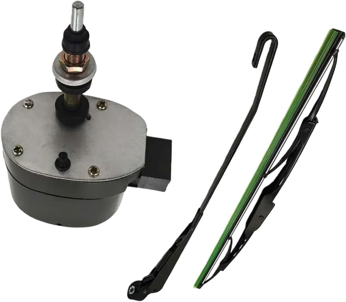 Universal 12V Compatible For Tractor Boat Windshield Wiper Motor 105°Arm Blade Wiper Motor