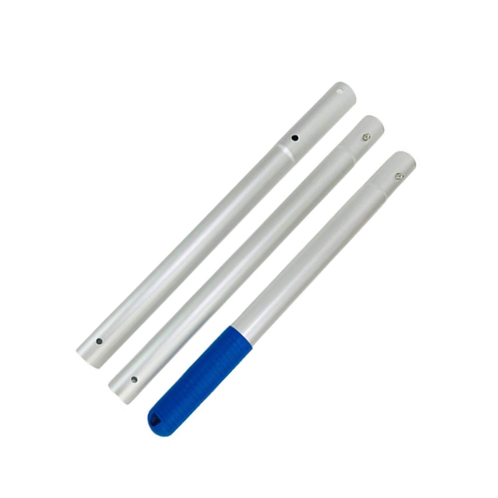 merishopp™ aluminum telescopic pool pole sturdy generic for pool netting extension pole 3 section 110cm